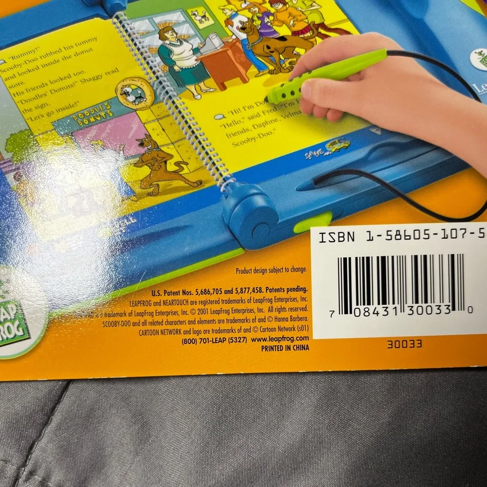 LeapPad Scooby-Doo Disappearing Donuts Book + Cartridge Grade‎ 1
